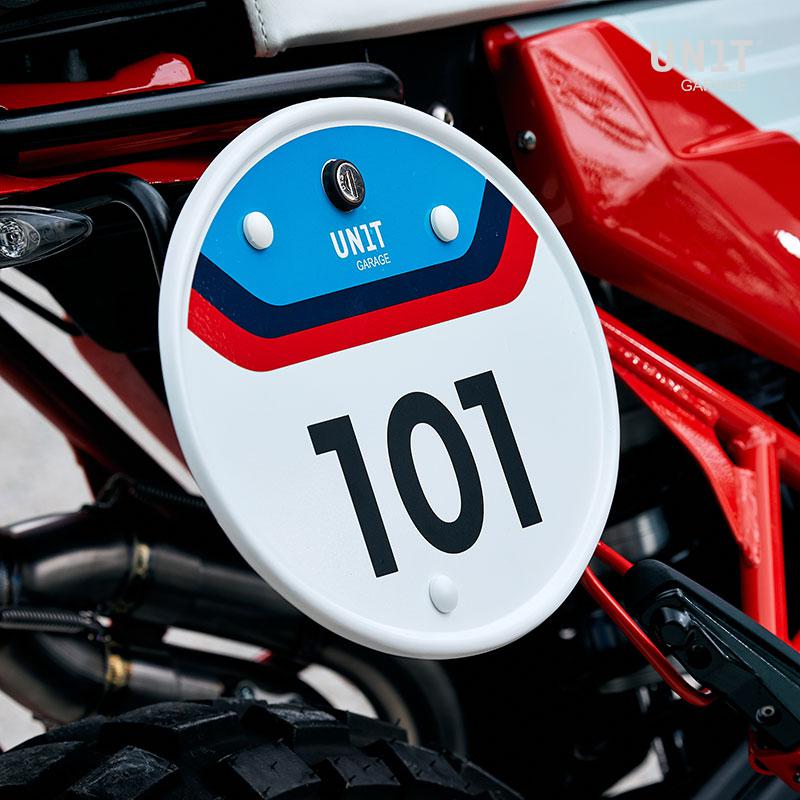 BMW R nineT 1200 Roadster [2014-2023] - Startnummerntafel mit Schnellverschluss und Schloss