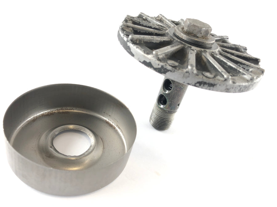 Kawasaki Zephyr 750 ZR750C [1991] - Oil pan cover oil filter holder