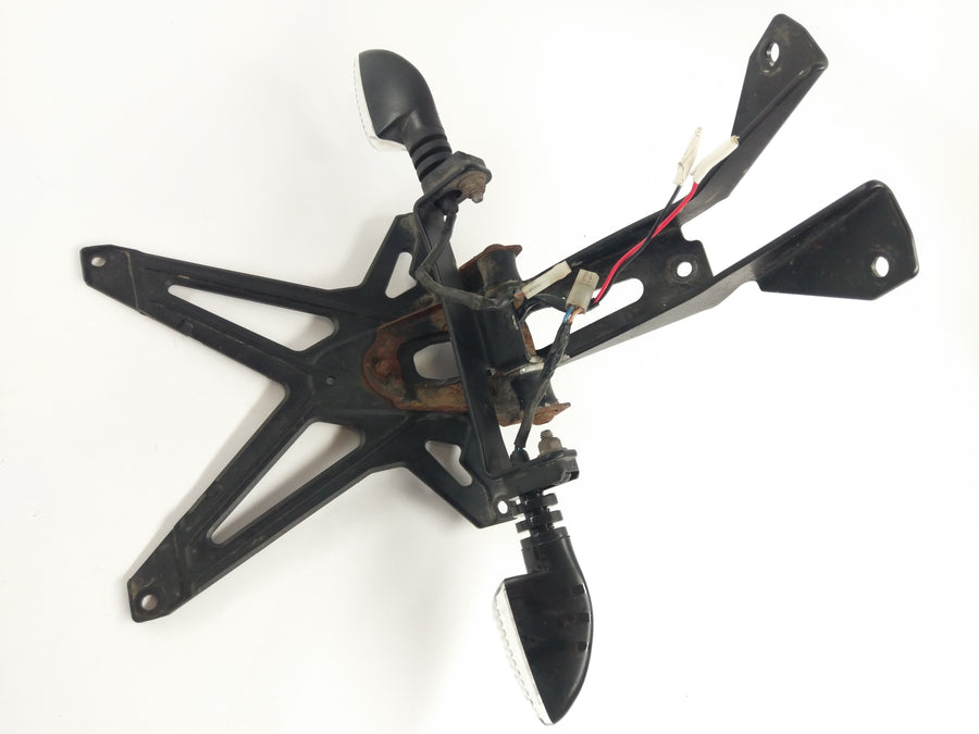 Aprilia RS4 125 KC [2018] - License plate holder with indicator and license plate light