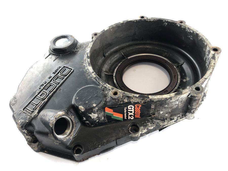 Cagiva Elefant 650 [1985] - Clutch cover inside engine cover